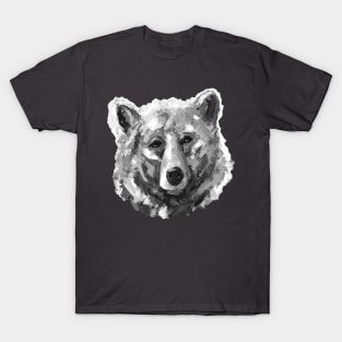 Bear Lover Black and White T-Shirt